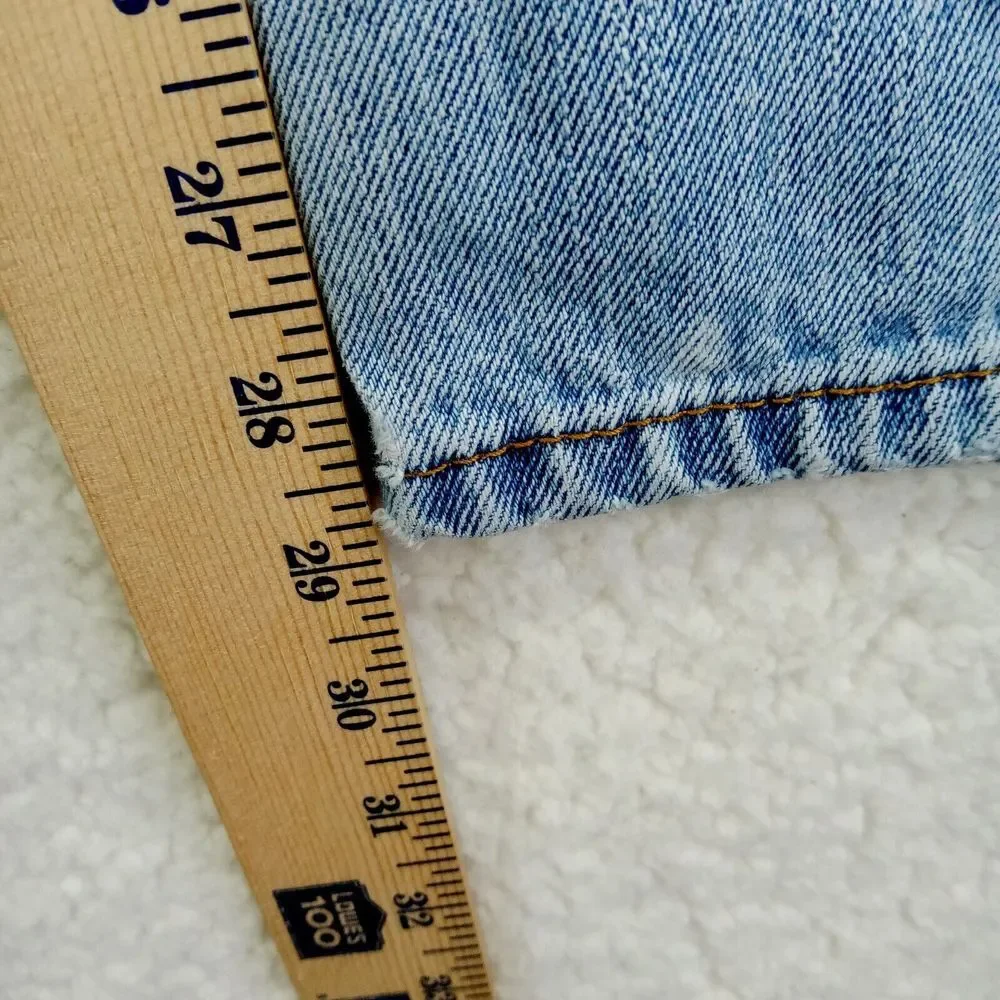 VTG Levis 505‎ Jeans Mens 36x32 Straight Regular Fit Cotton Denim Light Wash